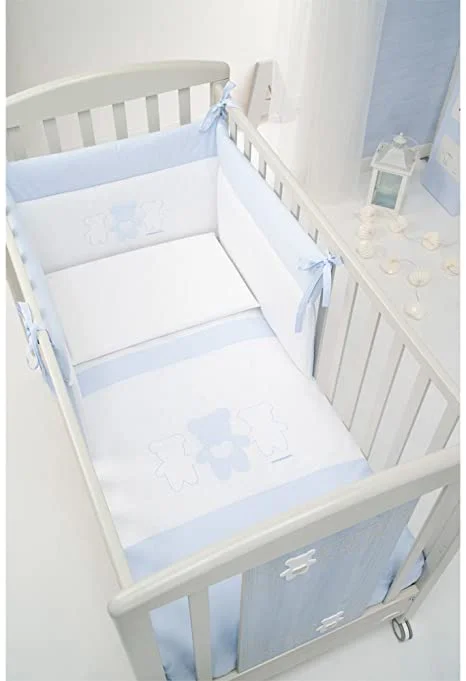 FOPPAPEDRETTI անկողնային հավաքածու TEDDY LOVE BLUE.outlet