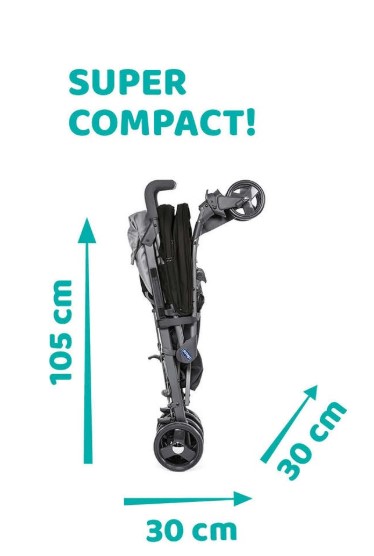 Chicco LITE WAY զբոսասայլակ սև 0 +.outlet