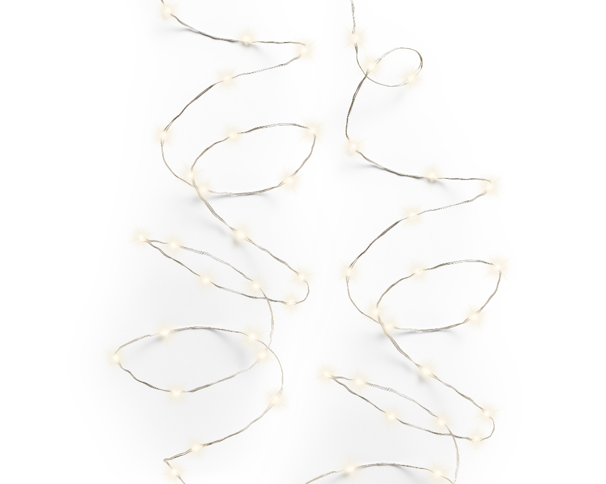 Տոնածառի լույս Micro, 24մ, 480 LED, silver/warm white