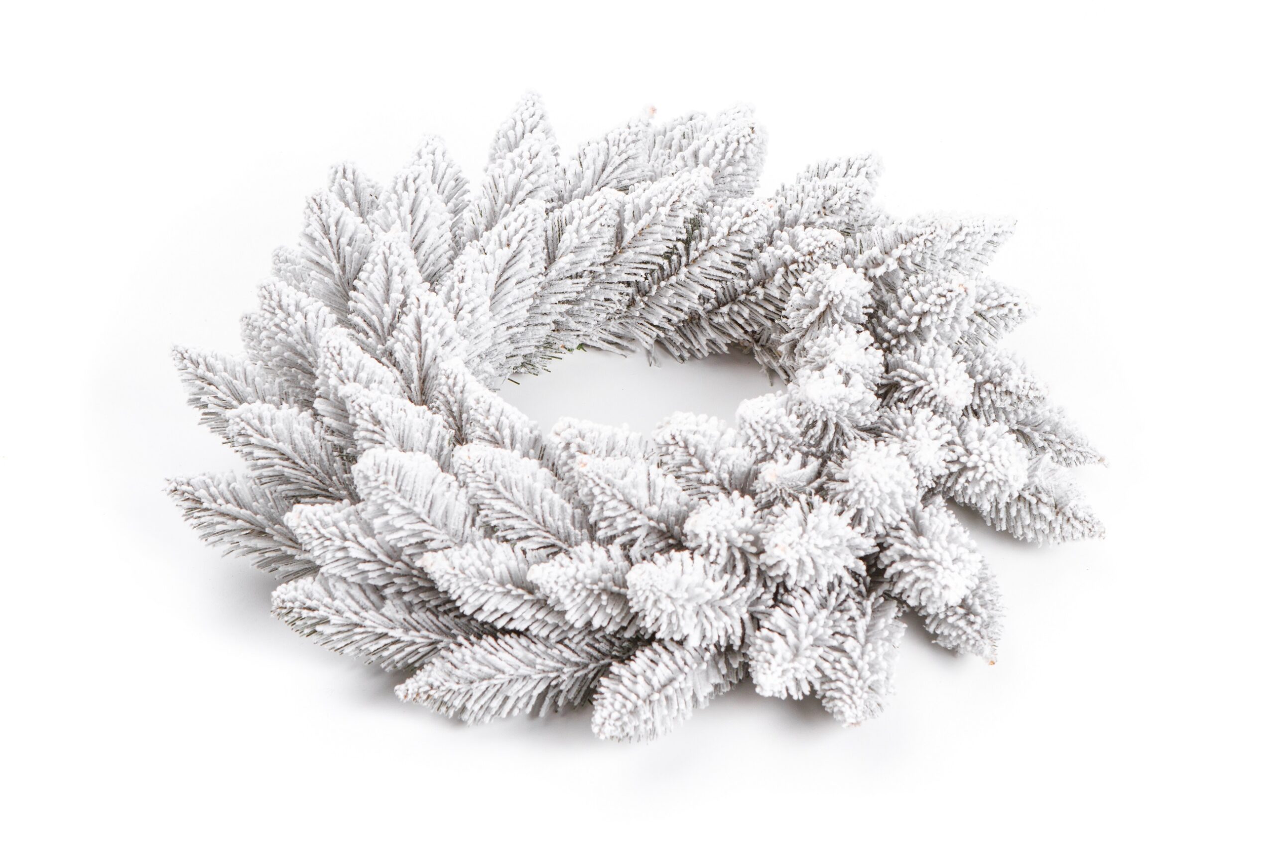 Ամանորյա օղակ ձյունապատ, SNOW-COVERED SPRUCE PVC, 40 սմ