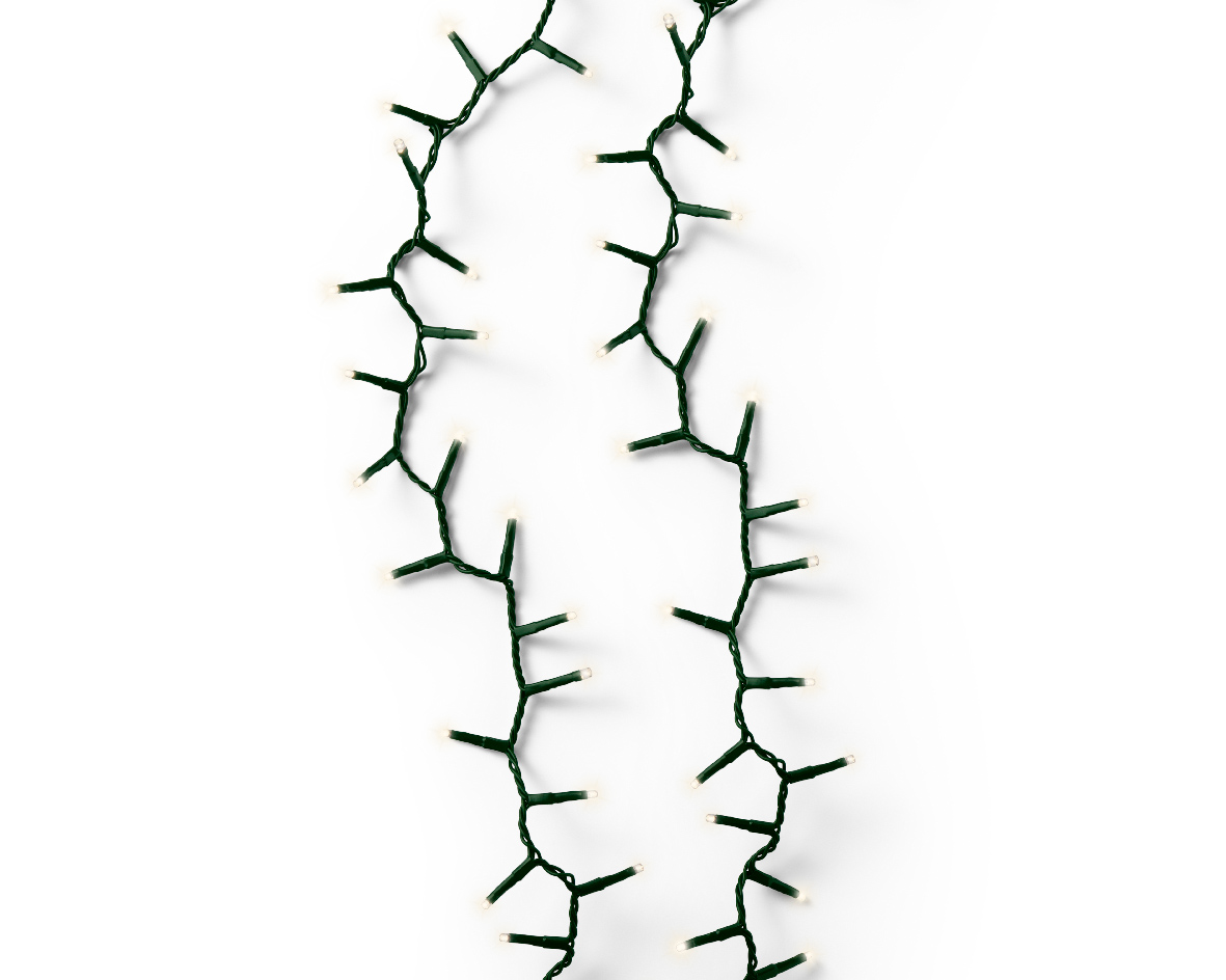 Տոնածառի լույս, 11մ, 500 LED, green/warm white