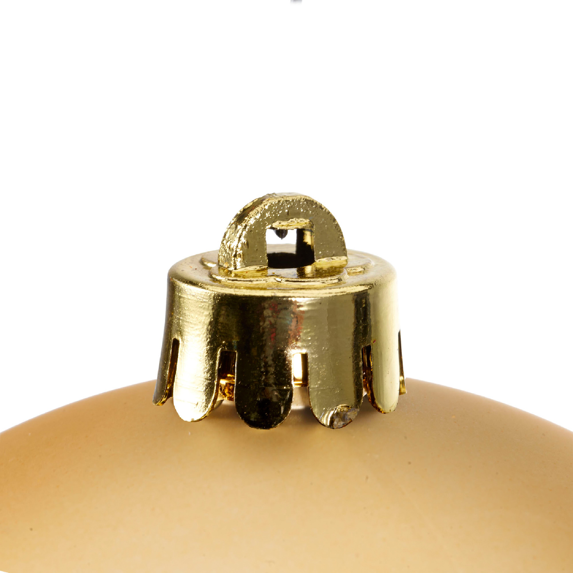 Տոնածառի խաղալիք light gold,100մմ