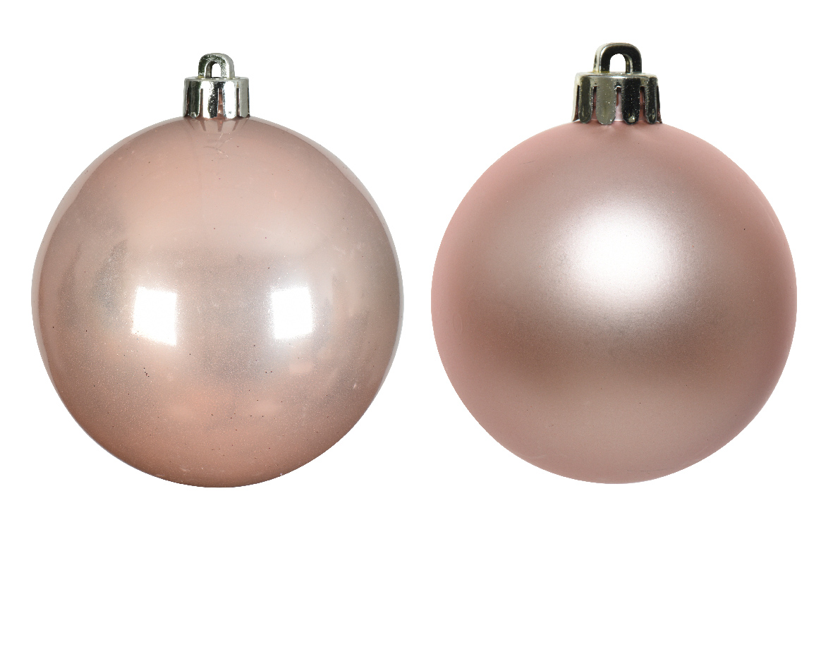 Տոնածառի խաղալիք blush pink,100մմ