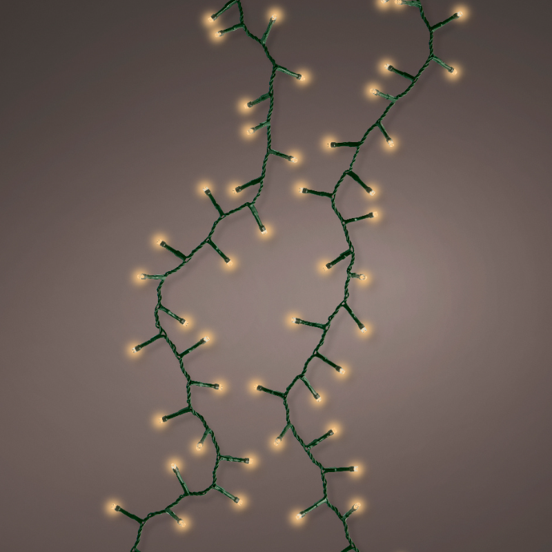 Տոնածառի լույս, 22.5մ, 900 LED, green/classic warm