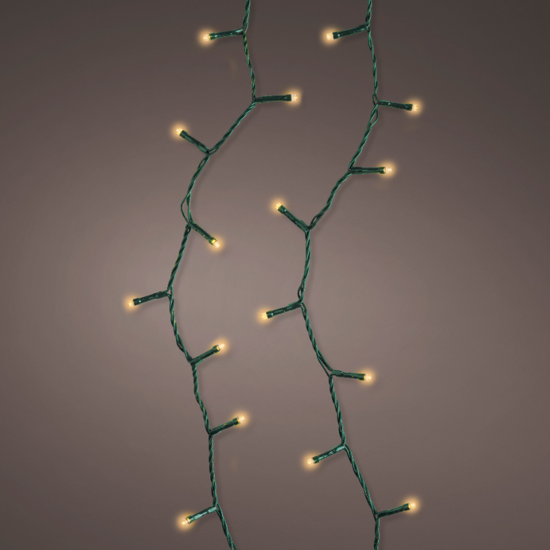 Տոնածառի լույս, 10մ, 200 LED, green/classic warm