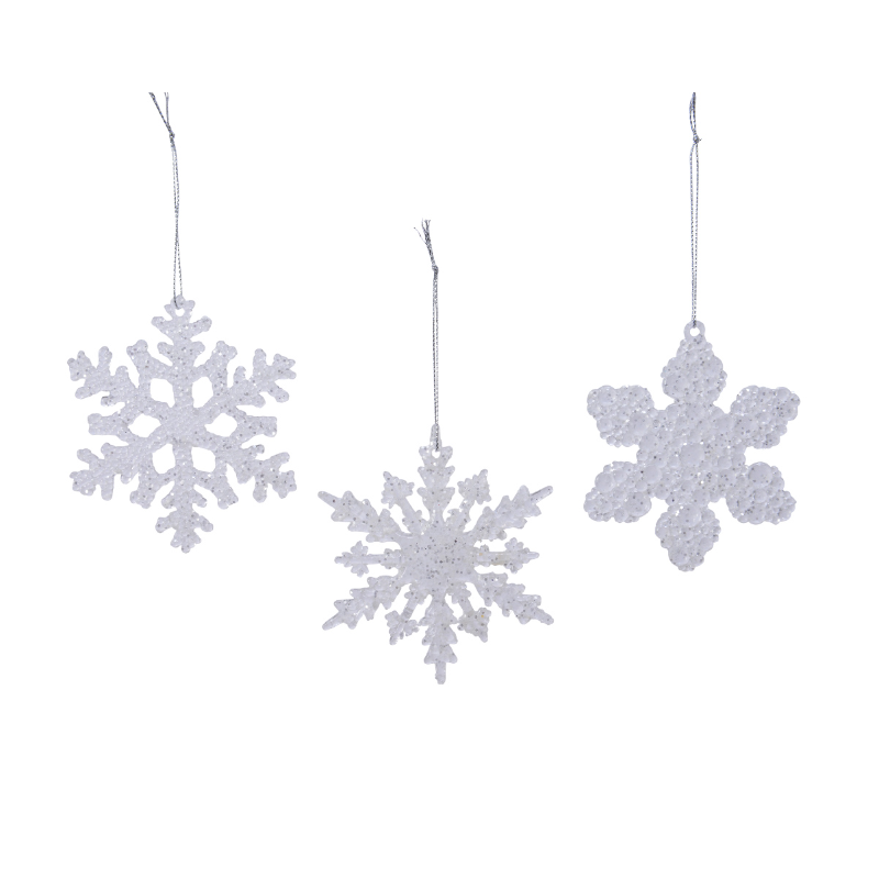 Տոնածառի խաղալիք՝ փաթիլներ, transparent