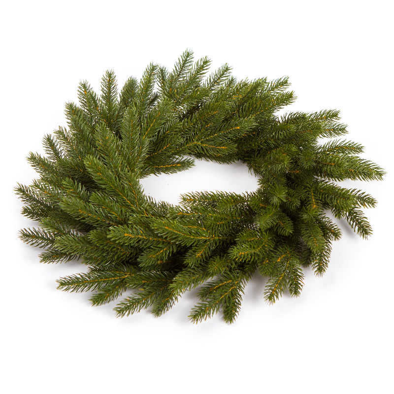 Ամանորյա օղակ SPRUCE PVC, 50 սմ