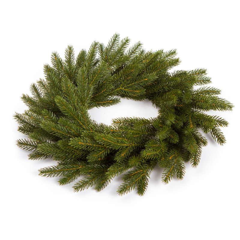 Ամանորյա օղակ SPRUCE PVC, 60 սմ