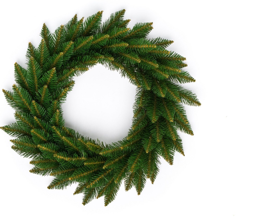 Ամանորյա ծաղկեպսակ NATURAL SPRUCE PE, 60 սմ