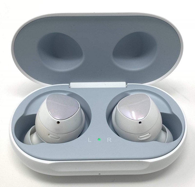 Samsung Galaxy Buds 2019, Bluetooth True Wireless Earbuds (Wireless Charging Case Included), (International Version, No Warranty) (White)