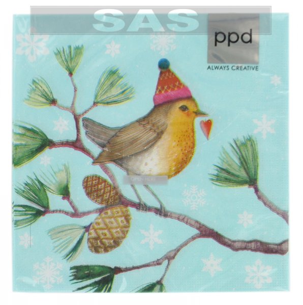 Անձեռոցիկ «ppd Always Creative Winter Bird»