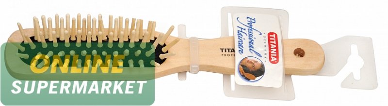 Սանր «Titania Professional Haircare Art.-Nr. 2822» փայտյա, միջին չափի