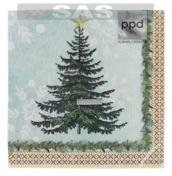 Անձեռոցիկ «ppd Always Creative Winter Lodge Tree»