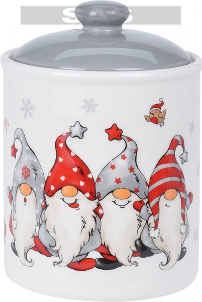 Ամանորյա տարա կափարիչով «Santa»