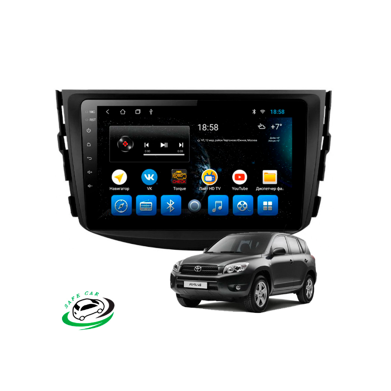 Toyota Rav4 2007-2012 android համակարգ